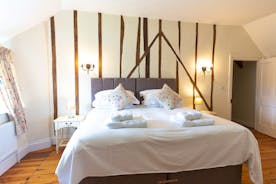 Pippinsands, Stonehayes Farm - Bedroom 1 has zip and link beds and a modern en suite shower room