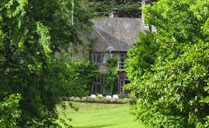 Bossington Hall - With a fantastic wooded backdrop, you can imagine waking to the dawn chorus in the springtime - it's incredible!