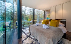 The Glass House - Bedroom 4 is on the ground floor and has an ensuite wet room