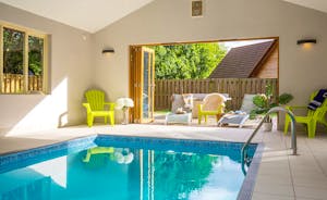 Ramscombe: Bi-fold doors bring the sunshine into the pool room