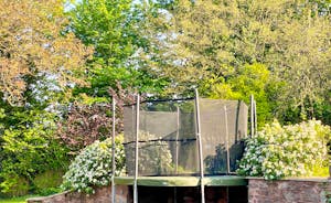 The Cottage Beyond: The little ones will have many happy hours boinging on the trampoline