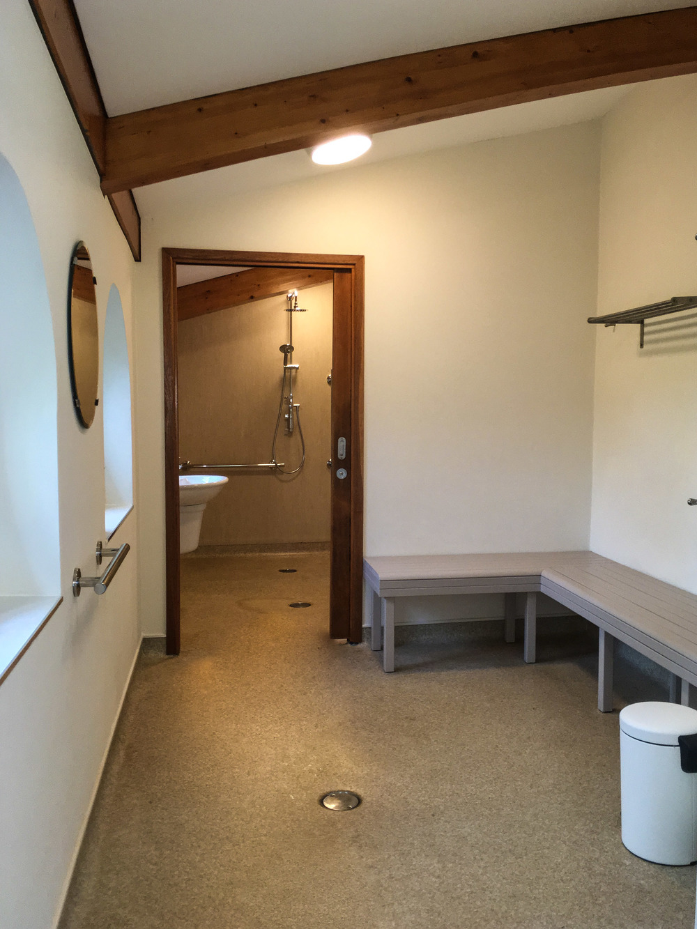 Changing room in the Spa Hall