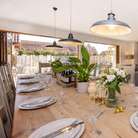 Ramscombe - Full height windows mean the open plan living space is flooded with light Ramscombe - Full height windows mean the open plan living space is flooded with light