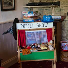 Games corner in the lounge for the Kids, plenty of games and their own puppet show - River Wye Lodge  www.bhhl.co.uk Games corner in the lounge for the Kids, plenty of games and their own puppet show - River Wye Lodge  www.bhhl.co.uk