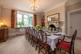 The Old Rectory - A lovely big dining table - great for gathering round for breakfast or dinner