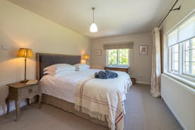 Babblebrook - Bedroom 1 sleeps 2 in a super king bed