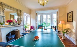 The Old Rectory - the snooker table easily converts for table tennis