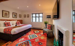 Hesdin Hall - Ethnic touches add character to Bedroom 3