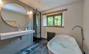 Otterhead House - The main bathroom has a wonderful modern country feel