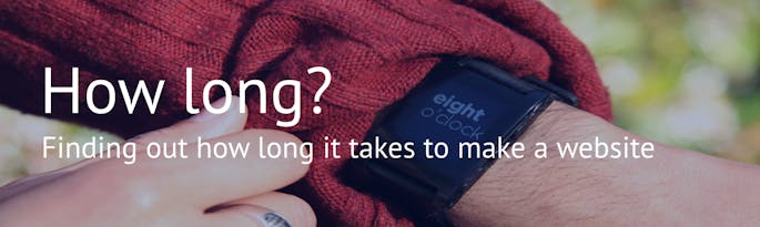 How long does it take to make a website?