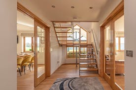 Wayside: The warm tones of maple wood, and underfloor heating throughout