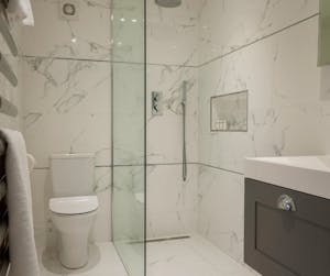 Stylish looking bathroom