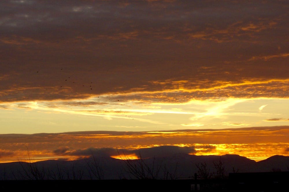 Sunrise over Snowdonia 