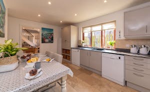Thorncombe - The kitchen has plenty of cupboard space and all you need to cook and prepare meals