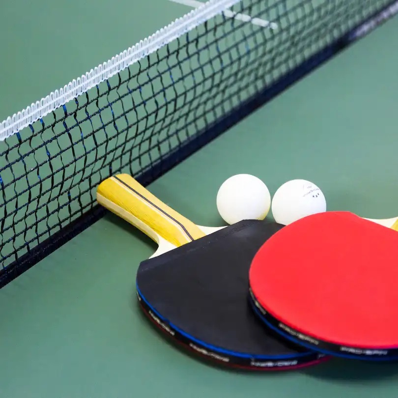 Play table tennis on a rainy day