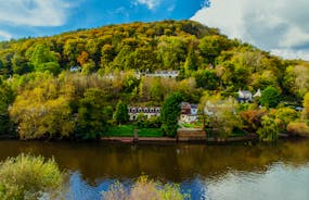 Picturesque Scenery from Wye Raids House Symonds Yat accommodation for large groups www.bhhl.co.uk