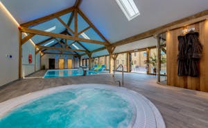 Croftview - The sunken hot tub is in the spa hall