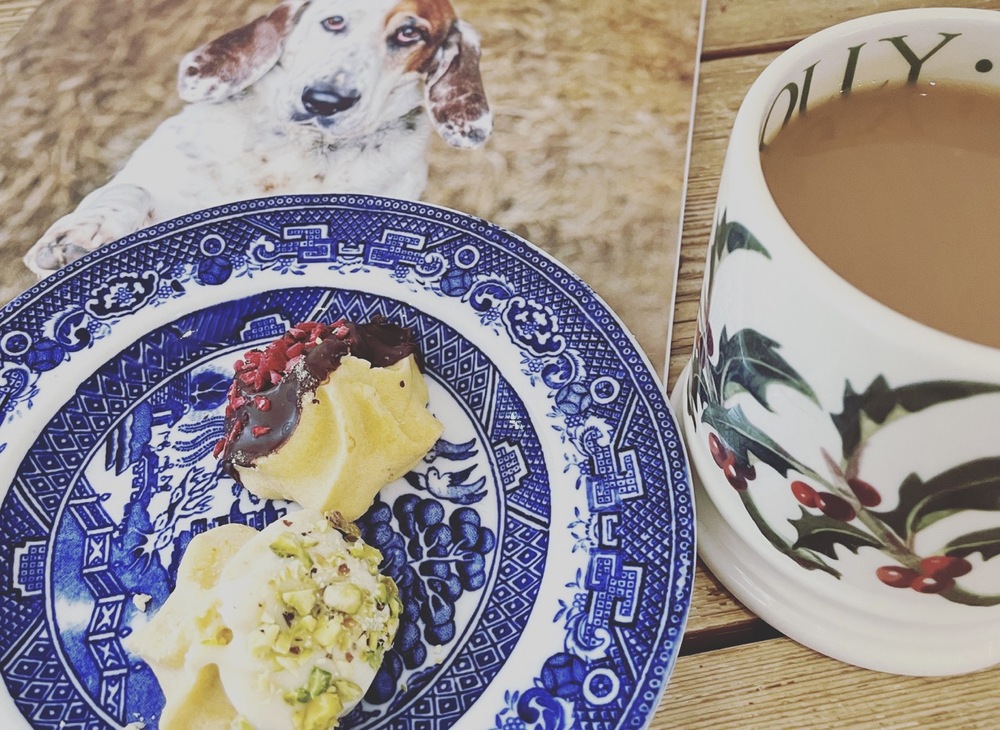 A welcome refreshment at Stonehayes Farm 