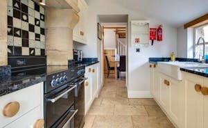 Well equipped kitchen with double stove